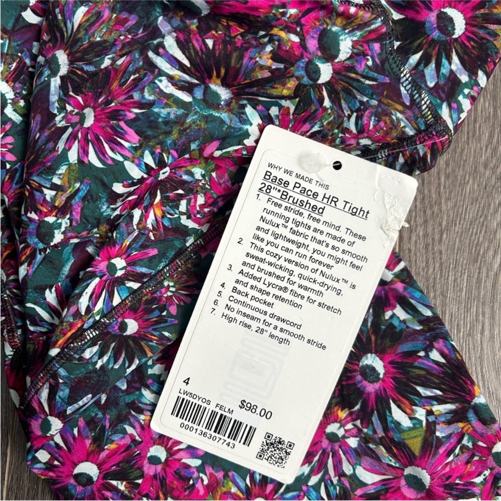 Lululemon Base Pace High Raise Tight 28” Brushed BRAND NEW NWT - Picture 7 of 7